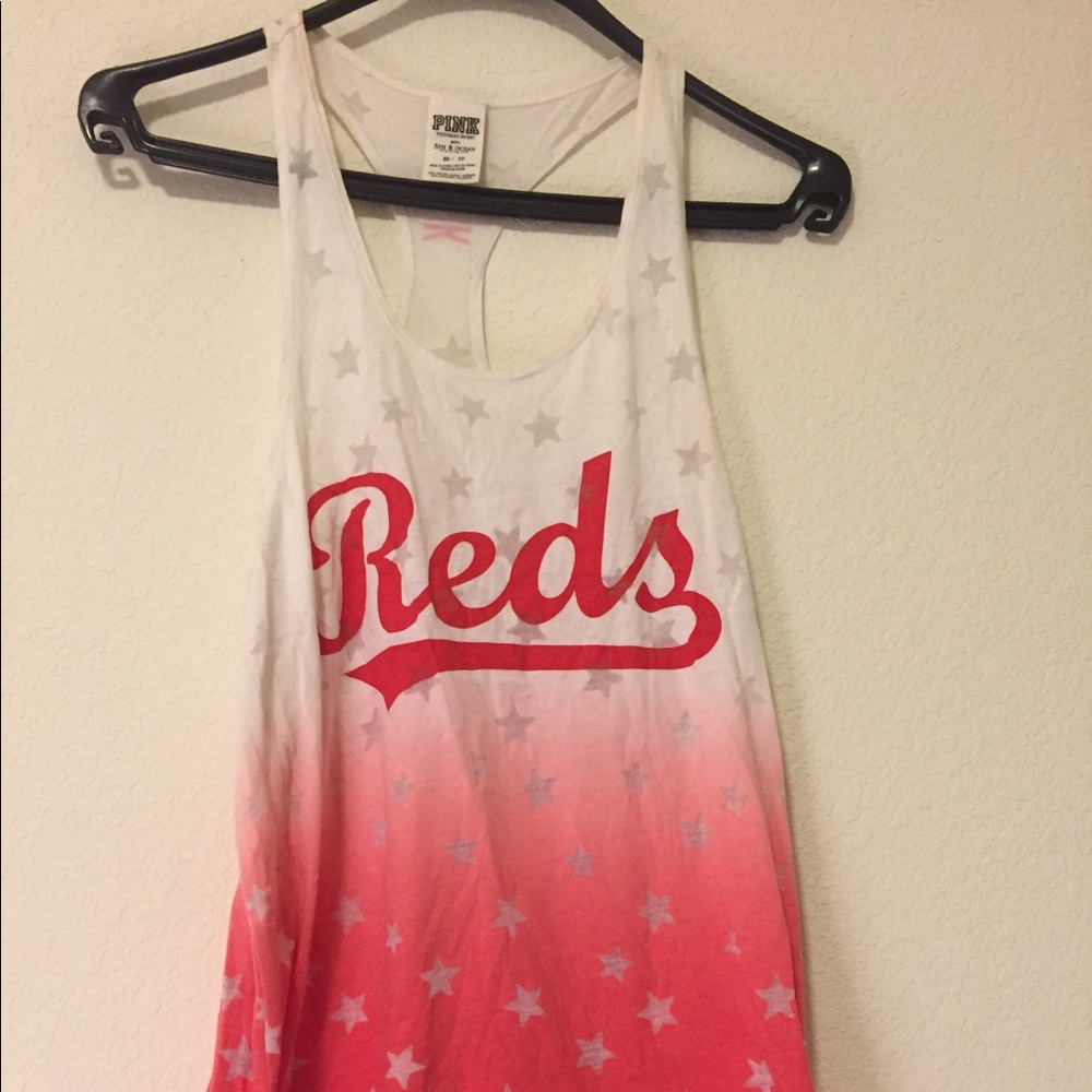 PINK MLB Reds ombré tank xs
